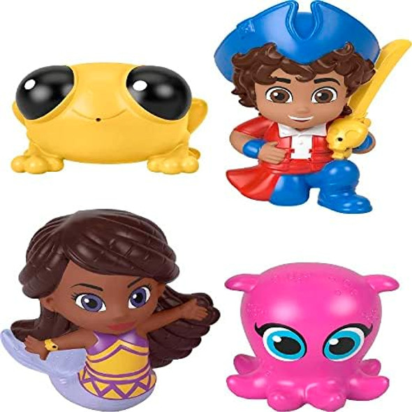 Fisher-Price Santiago Of The Seas Pirate Bath Squirters Toys With Santiago Kiko Lorelai & Cecilia For Preschool Kids Ages 3+ Years Fisher-Price Santiago Of The Seas Pirate Bath Squirters Toys With Santiago Kiko Lorelai & Cecilia For Preschool Kids Ages 3+ Years
