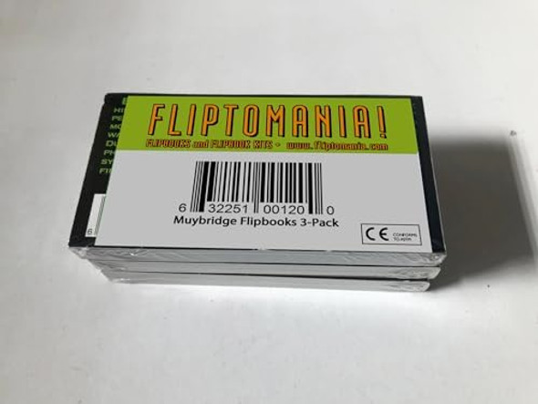 Fliptomania Muybridge Early Photography Flipbook 3-Pack: Horse, Cat, Elephant Fliptomania Muybridge Early Photography Flipbook 3-Pack: Horse, Cat, Elephant