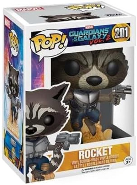 Funko Pop Movies: Guardians Of The Galaxy 2 Flying Rocket Toy Figure Funko Pop Movies: Guardians Of The Galaxy 2 Flying Rocket Toy Figure