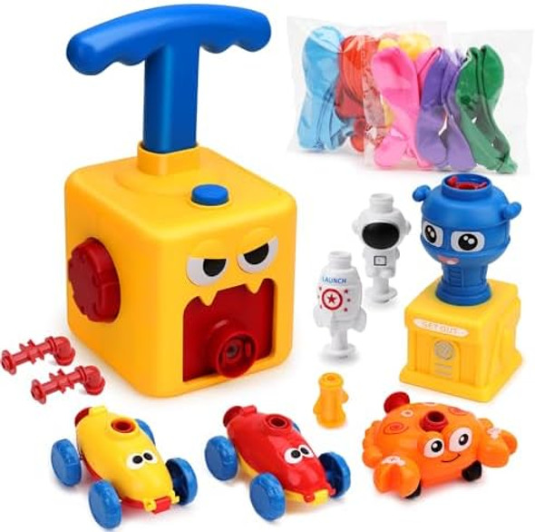 Funwish Balloon Launcher Car Toy Set,Balloon Powered Car For Kids Boys Girls 3+ And Classroom,Party Supplies Balloon Pump,Balloon Power Car (Monster) Funwish Balloon Launcher Car Toy Set,Balloon Powered Car For Kids Boys Girls 3+ And Classroom,Party Supplies Balloon Pump,Balloon Power Car (Monster)
