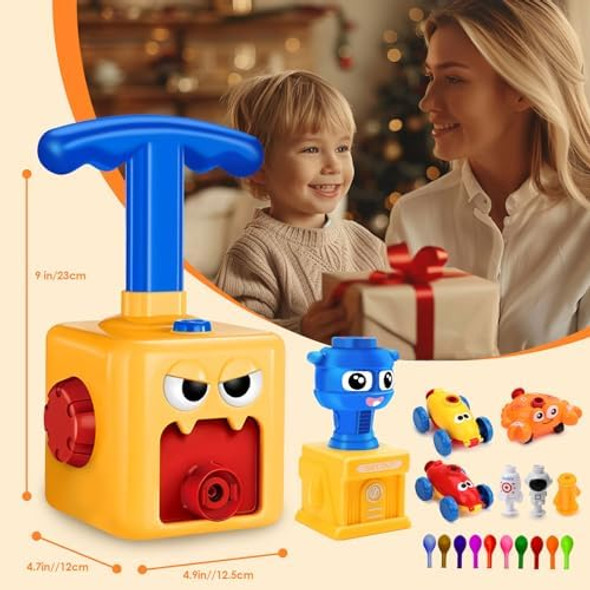 Funwish Balloon Launcher Car Toy Set,Balloon Powered Car For Kids Boys Girls 3+ And Classroom,Party Supplies Balloon Pump,Balloon Power Car (Monster) Funwish Balloon Launcher Car Toy Set,Balloon Powered Car For Kids Boys Girls 3+ And Classroom,Party Supplies Balloon Pump,Balloon Power Car (Monster)