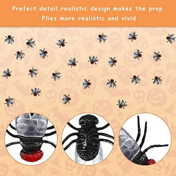 Gejoy Gejoy 60 Pcs Plastic Flies Mini Realistic Fake Fly Bugs Bulk Halloween Prank Pranks Trick Joke Bugs Simulated Insect For Joke Tricking Funny Halloween Party Supplies Course Teaching Prop Gejoy Gejoy 60 Pcs Plastic Flies Mini Realistic Fake Fly Bugs Bulk Halloween Prank Pranks Trick Joke Bugs Simulated Insect For Joke Tricking Funny Halloween Party Supplies Course Teaching Prop