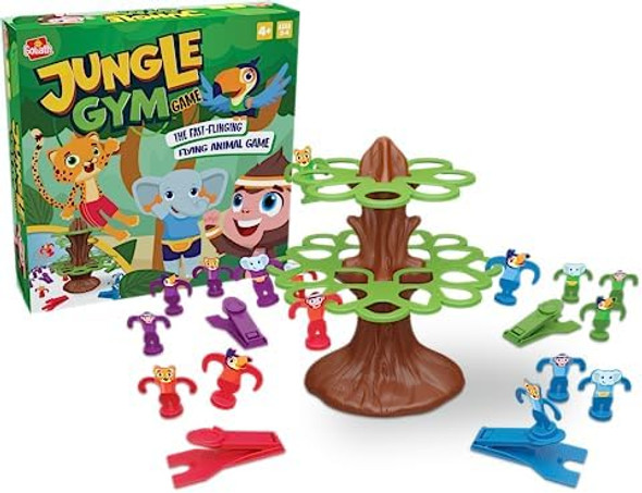Goliath Jungle Gym Game - Fast-Flinging Flying Animal Game - Ages 4 And Up, 2-4 Players