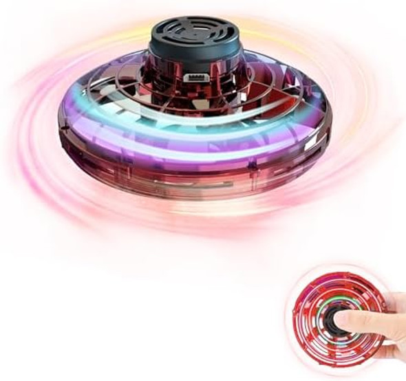 Goolrc Flying Spinner Mini Drone, Fidget Spinner Flying Boomerang Toys Magical Hand Controlled Gyro Flying Drone With Led Light s For Teens Adults Indoor Outdoor Goolrc Flying Spinner Mini Drone, Fidget Spinner Flying Boomerang Toys Magical Hand Controlled Gyro Flying Drone With Led Light s For Teens Adults Indoor Outdoor