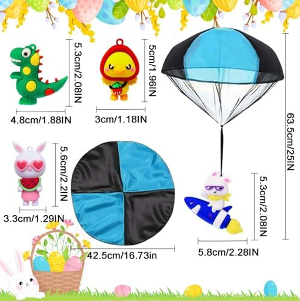 H-Style 4Pcs Filled Easter Eggs With Parachute Toy, Easter Toys For Kids Toddlers, Easter Eggs Prefilled With Hand Throw Flying Toys For Easter Party Favors Easter Basket Stuffers Easter Hunt Classroom Events H-Style 4Pcs Filled Easter Eggs With Parachute Toy, Easter Toys For Kids Toddlers, Easter Eggs Prefilled With Hand Throw Flying Toys For Easter Party Favors Easter Basket Stuffers Easter Hunt Classroom Events