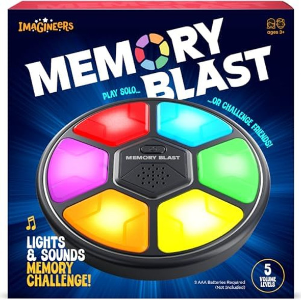 Imagineers Memory Game For Kids - s For Boys & Girls - 6 7 8 9 10 11 Year Old Boy Birthday s - Kids Games - Toys For 10 Year Old Boy - Car Handheld Travel Games Road Trip For Ages 4-8, 6-8, 8-12 Years
