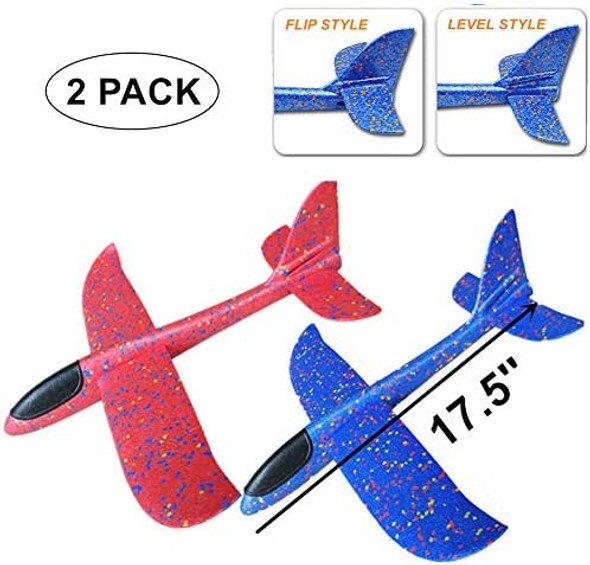 Junbestn Toy Aircraft Flying Airplane Toys 2 Pack For Kids Ages 4-8 8-12 Class Students Junbestn Toy Aircraft Flying Airplane Toys 2 Pack For Kids Ages 4-8 8-12 Class Students