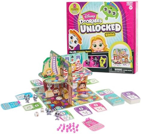 Just Play Disney Doorables Unlocked Board Game, Kids Toys For Ages 6 Up By Just Play Just Play Disney Doorables Unlocked Board Game, Kids Toys For Ages 6 Up By Just Play