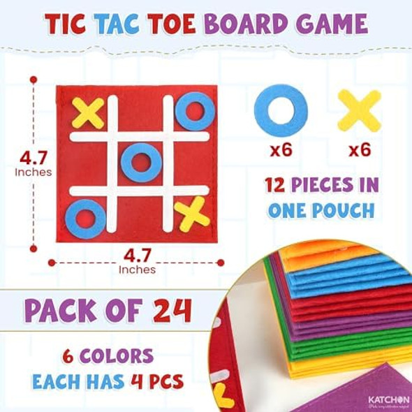 Katchon Katchon, Tic Tac Toe Game For Kids - Pack Of 24 Birthday Party Favors For Kids Halloween, Thanksgiving Goodie Bag Stuffers, Travel Games Classroom Prizes Strategic Board, Indoor Games Katchon Katchon, Tic Tac Toe Game For Kids - Pack Of 24 Birthday Party Favors For Kids Halloween, Thanksgiving Goodie Bag Stuffers, Travel Games Classroom Prizes Strategic Board, Indoor Games