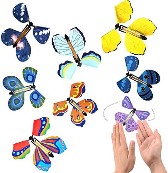 Kicofit Magic Flying Butterflies Toys For Pets Christmas Tree Ornaments Stocking Stuffer Wind Up Kicofit Magic Flying Butterflies Toys For Pets Christmas Tree Ornaments Stocking Stuffer Wind Up