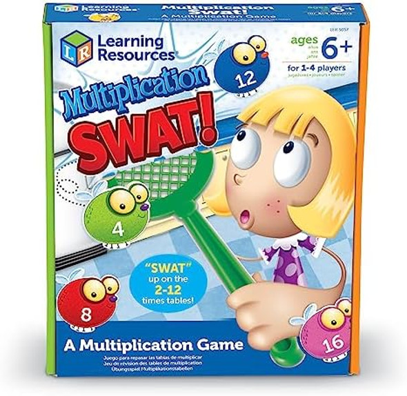 Learning Resources Multiplication Swat, Sight Swat Game, Gross Motor Skills, Critical Thinking Skills, Ages 6+ Learning Resources Multiplication Swat, Sight Swat Game, Gross Motor Skills, Critical Thinking Skills, Ages 6+