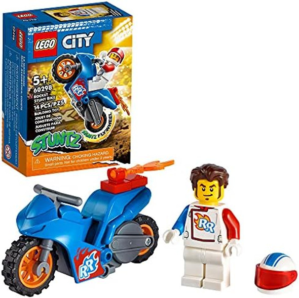Lego City Rocket Stunt Bike 60298 Building Kit (14 Pieces) Lego City Rocket Stunt Bike 60298 Building Kit (14 Pieces)