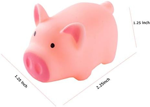 Louhua 50 Pieces Mini Rubber Pigs Bulk Baby Bath Toy Pink Tiny Piggies Squeaky Pig Toys For Shower Birthday Party Decoration Louhua 50 Pieces Mini Rubber Pigs Bulk Baby Bath Toy Pink Tiny Piggies Squeaky Pig Toys For Shower Birthday Party Decoration