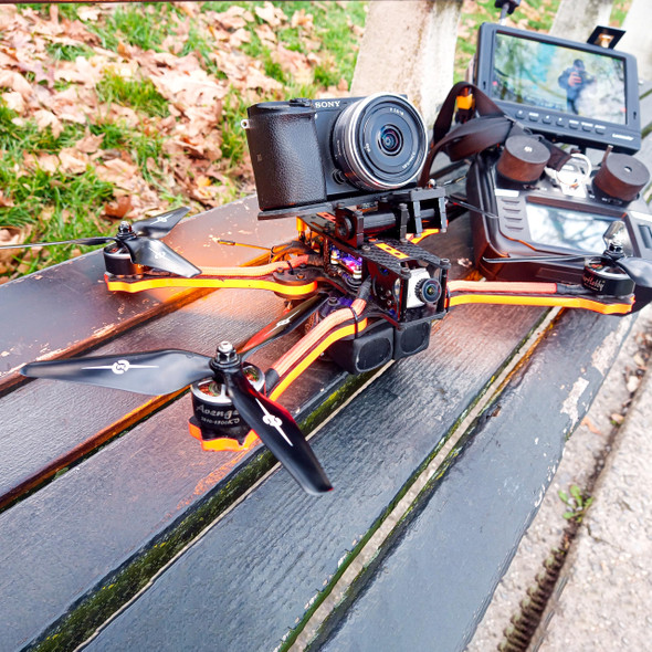 Master Airscrew Performance Multi-Rotor 7X3.7 3-Blade Propeller - Black - Reverse/Pusher/Cw - Cinelifter, Long Range Fpv