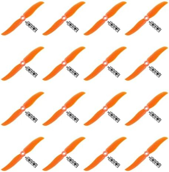 Meccanixity 5030 Propellers 5X3 Prop 2-Vane Fixed-Wing Orange Replacement Props With Adapter Rings For Airplane Rc Plane, Pack Of 16 Meccanixity 5030 Propellers 5X3 Prop 2-Vane Fixed-Wing Orange Replacement Props With Adapter Rings For Airplane Rc Plane, Pack Of 16