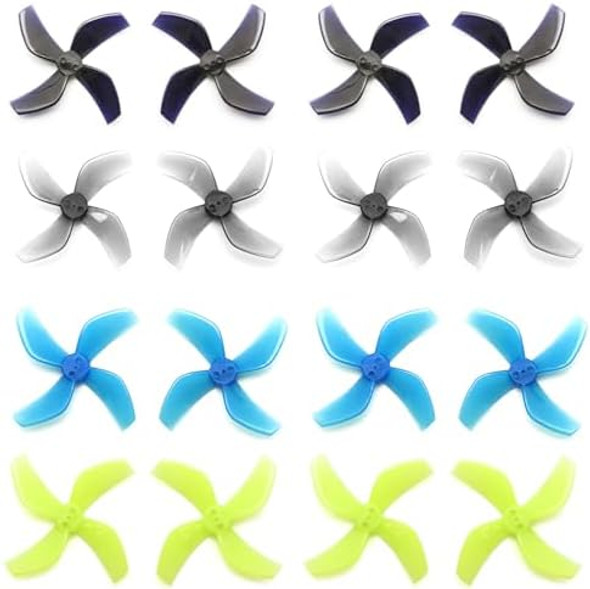 Meivifpv 8Pairs Gemfan D51 2020 Propeller 51Mm 4-Blade Props With 1.5Mm Hole For Rc Fpv Racing style Cihoop Tinywhoop Drone