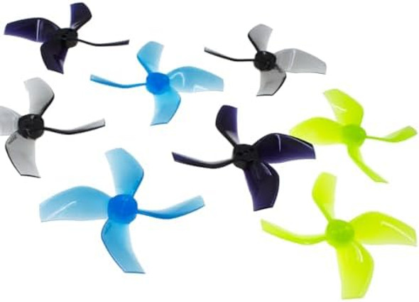 Meivifpv 8Pairs Gemfan D51 2020 Propeller 51Mm 4-Blade Props With 1.5Mm Hole For Rc Fpv Racing style Cihoop Tinywhoop Drone