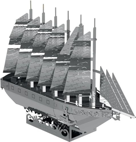 Metal-Time Model Ss Great Britain, 3D Puzzles For Adults Or Teens, Diy Metal Puzzle Model Kit, 3D Passenger Ship Metal Model Brain Teaser Puzzle - Great Idea, 29 Pcs.