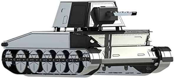Metal-Time Model Т - 67, 3D Puzzles For Adults Or Teens, Diy Metal Puzzle Model Kit, 3D Metal Model Brain Teaser Puzzle - Great Idea, 49 Pcs.