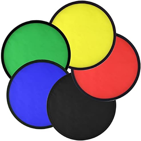 Mototo Mototo 15 Pieces Foldable Flying Disc Fans With Bag Folding Pocket Toy Set For Kids Fun Birthday Party Favors Summer Outdoor Activity Game Christmas Halloween, 5 Colors Mototo Mototo 15 Pieces Foldable Flying Disc Fans With Bag Folding Pocket Toy Set For Kids Fun Birthday Party Favors Summer Outdoor Activity Game Christmas Halloween, 5 Colors