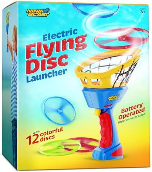 Ninja Blast Flying Disc Launcher For Kids - Boys Toys Ages 4-8 Year Old - Birthday s For Boy Age 4, 5, 6, 7, 8, Years - Outdoor Toys Games - Backyard Toy Activities Ideas - 6-8, 5-7 Ninja Blast Flying Disc Launcher For Kids - Boys Toys Ages 4-8 Year Old - Birthday s For Boy Age 4, 5, 6, 7, 8, Years - Outdoor Toys Games - Backyard Toy Activities Ideas - 6-8, 5-7