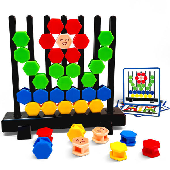 Rokt&Razo 3D Building Blocks Puzzle Board Games For Kid Adult Educational Toys Brain Teaser Puzzles Challenge Geometry Logic Iq Games Stem For 3 Years Boys Girls
