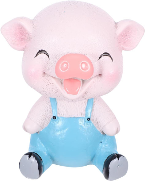 Sewroro Digital Dashboard Car Bobblehead Dashboard Pig Shaking Head Doll For Car Interior Decoration Ornament Accessories Blue Home Ornament Sewroro Digital Dashboard Car Bobblehead Dashboard Pig Shaking Head Doll For Car Interior Decoration Ornament Accessories Blue Home Ornament