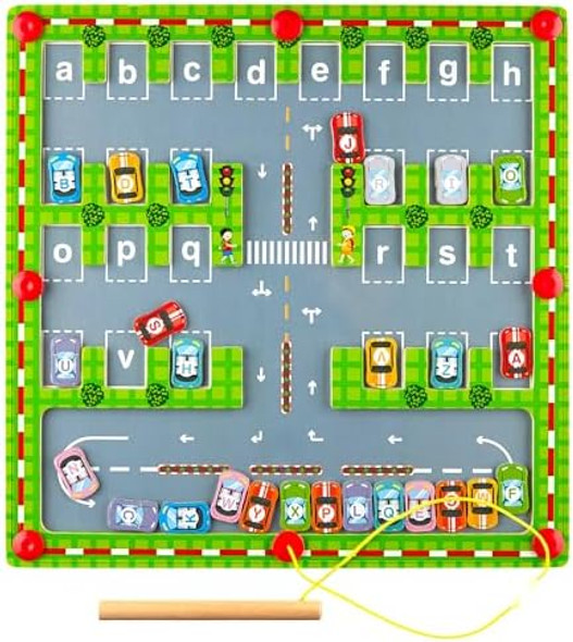 Shooters Buslik Magnetic Alphabet Maze Board Letter Puzzle - Kids Abc Learning Toys, Educational Montessori Toys Preschool - Alphabet Magnetic Maze Game - Toddler Magnet Puzzles For Ages 3+ Shooters Buslik Magnetic Alphabet Maze Board Letter Puzzle - Kids Abc Learning Toys, Educational Montessori Toys Preschool - Alphabet Magnetic Maze Game - Toddler Magnet Puzzles For Ages 3+