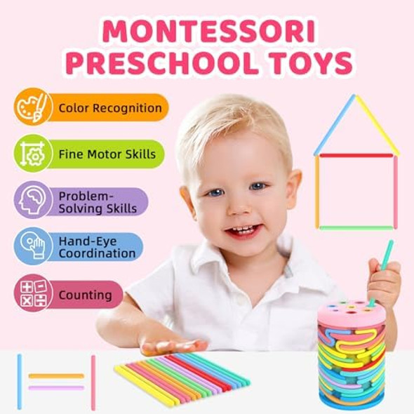 Sifonol Montessori Toys For 2-3 Year Old: Silicone Learning Color Sorting Toys For Toddlers Age 2 3, Fine Motor Developmental Infants Sensory Matching Games, Busy Board 18 Month Old Baby Boys Girls s Sifonol Montessori Toys For 2-3 Year Old: Silicone Learning Color Sorting Toys For Toddlers Age 2 3, Fine Motor Developmental Infants Sensory Matching Games, Busy Board 18 Month Old Baby Boys Girls s
