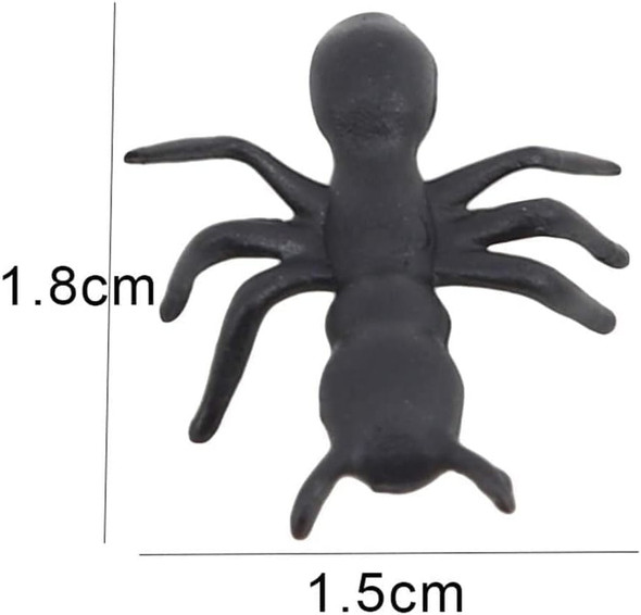 Sluswallow 100Pcs Black Fake Black Ant Realistic Imitation For Halloween Prank Props Simple And Sophisticated Design Executive Desk Games, Decorations Sluswallow 100Pcs Black Fake Black Ant Realistic Imitation For Halloween Prank Props Simple And Sophisticated Design Executive Desk Games, Decorations