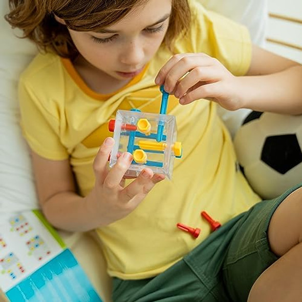 Smartgames Criss Cross Cube 3D Puzzle Game - Brainteaser With 80 Challenges For Ages 8 - Adult Smartgames Criss Cross Cube 3D Puzzle Game - Brainteaser With 80 Challenges For Ages 8 - Adult