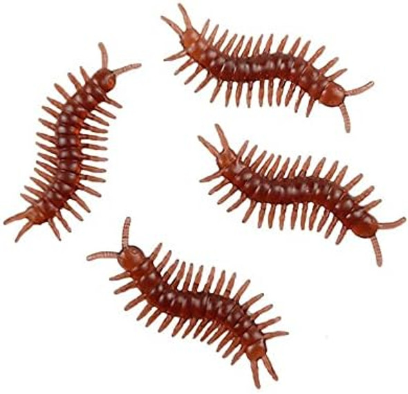 Sujosa 30Pcs Fake Scolopendra Fake Plastic Bugs Insects April Fools Christmas Party Gags s Pranks For Adults Sujosa 30Pcs Fake Scolopendra Fake Plastic Bugs Insects April Fools Christmas Party Gags s Pranks For Adults