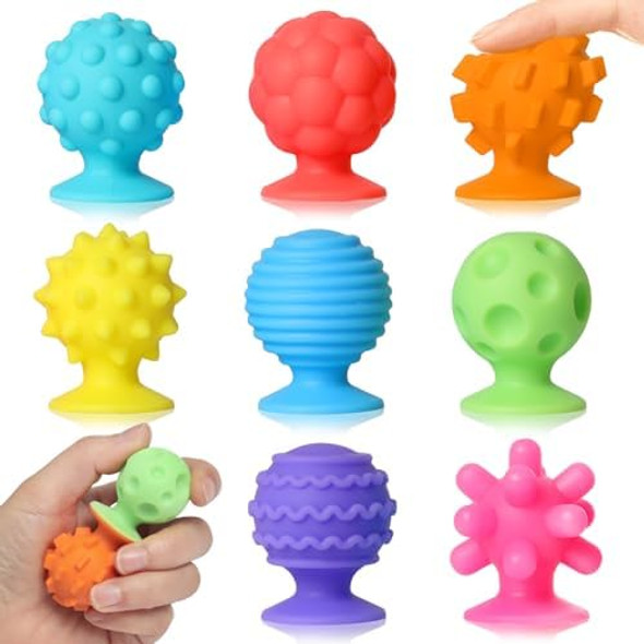 Sysama Sensory Fidget Toys Toddlers Adults: 8 Pack Basket Stocking Fillers Textured Suction Cup Bath Toys For Kid Autism Adhd Toy For Classroom Prizes Calm Down Corner Supplies Travel Toys Sysama Sensory Fidget Toys Toddlers Adults: 8 Pack Basket Stocking Fillers Textured Suction Cup Bath Toys For Kid Autism Adhd Toy For Classroom Prizes Calm Down Corner Supplies Travel Toys