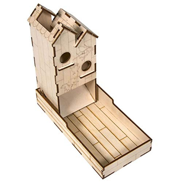 The Broken Token Mini Birdhouse Dice Tower - Wooden Dice Tower