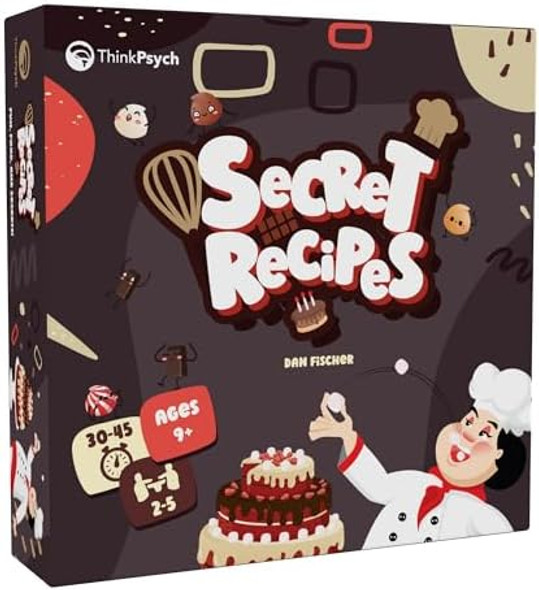 Thinkpsych Secret Recipes - The Sneaky Baking Game For The Whole Family - 2-5 Players - Family Board Games For Kids And Adults - Ages 9+