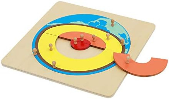 Thoth Montessori Earth Interior Panel Puzzle Early Childhood Education Geographical Aids Montessori Materials Earth Core Puzzle Thoth Montessori Earth Interior Panel Puzzle Early Childhood Education Geographical Aids Montessori Materials Earth Core Puzzle