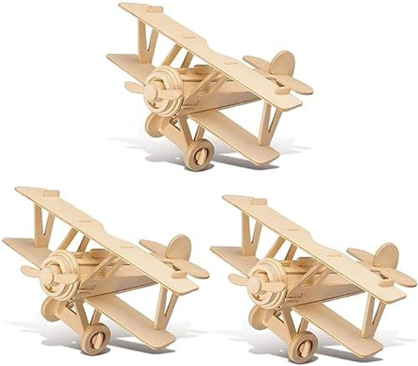 Toyandona 3 Pack Wooden Diy Crafts Plane, Mini Assemble Painting Airplane Model Toys Wood 3D Puzzles Construction Kits For Kids School Craft Decor Projects Toyandona 3 Pack Wooden Diy Crafts Plane, Mini Assemble Painting Airplane Model Toys Wood 3D Puzzles Construction Kits For Kids School Craft Decor Projects