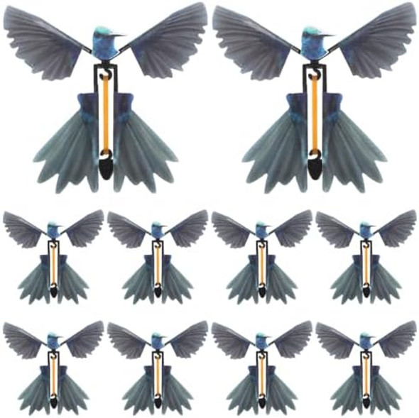 Toyandona Hummingbird Bird Flying Toy - 10 Pcs Rubberband-Powered Mechanical Birds For Kids Wind Up Flying Party Favor For Creative Fun And Decoration Toyandona Hummingbird Bird Flying Toy - 10 Pcs Rubberband-Powered Mechanical Birds For Kids Wind Up Flying Party Favor For Creative Fun And Decoration