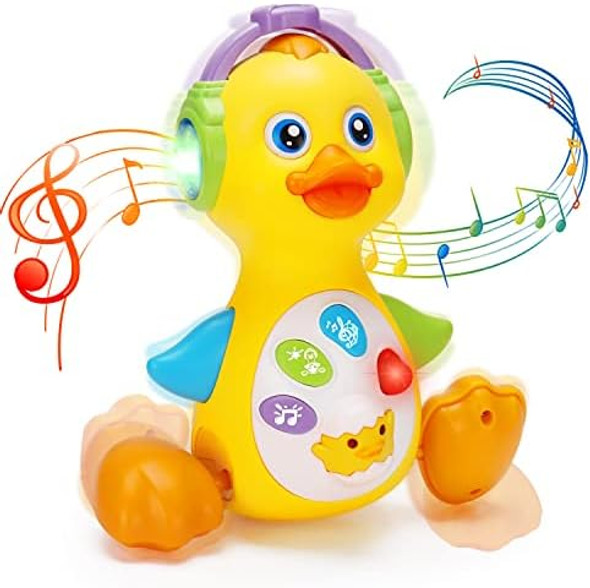 Tsomtto Baby Musical Duck Toy Dancing Crawling Tummy Time, Light Up Infant Toys 0-3-6 6-12 12-18 Months s For 1 2 Year Old Boys Girls Baby Learning Development Toddler Toys Age 0-2 Tsomtto Baby Musical Duck Toy Dancing Crawling Tummy Time, Light Up Infant Toys 0-3-6 6-12 12-18 Months s For 1 2 Year Old Boys Girls Baby Learning Development Toddler Toys Age 0-2