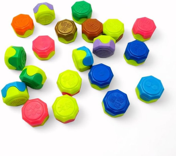 Uniqus 25 Pieces Weighted Gonggi Korean Game Random, Real Gong Gi Jack Stones, Gong-Gi Jackstones Set, Gongi Dice Flying Toy, Gonngi Korean Traditional Folk Play Stuff, Gongii Gogi Goongi Gangi Pack