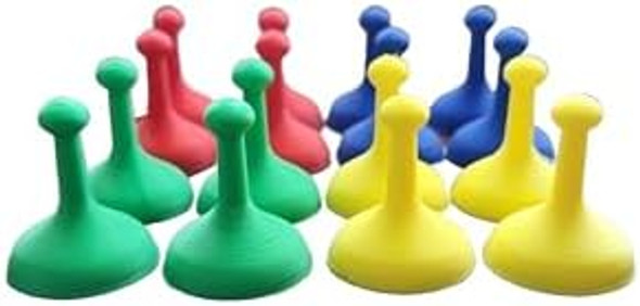 Uniqus 16 Pcs 1" Game Replacement Pawns Compatible With Sorry Board Game – Red, Yellow, Green, Blue Game Pieces Uniqus 16 Pcs 1" Game Replacement Pawns Compatible With Sorry Board Game – Red, Yellow, Green, Blue Game Pieces