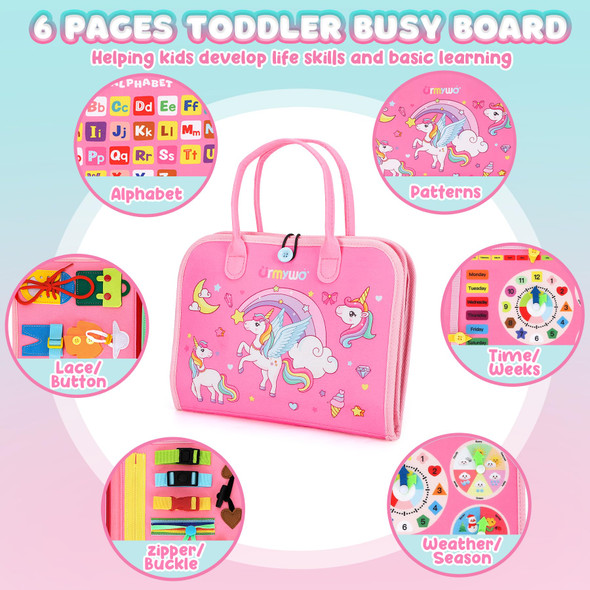 Urmywo Urmywo Toddler Busy Board - Busy Book Montessori Toys For 1 2 3 4 Year Old - Preschool Learning Activities With Alphabet Number Animal, Educational Travel Toys Birthday s For Kids Urmywo Urmywo Toddler Busy Board - Busy Book Montessori Toys For 1 2 3 4 Year Old - Preschool Learning Activities With Alphabet Number Animal, Educational Travel Toys Birthday s For Kids