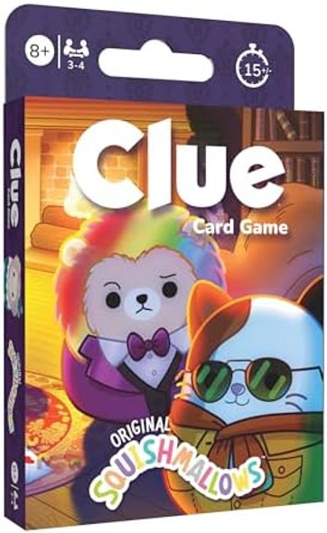 Usaopoly Clue Card Game: Original Squishmallows, Mystery Party Game For Kids & Families, Fun Detective Challenge, Solve Who Took Winston’S Mac N’ Cheese, Ages 8+, 3-4 Players, Fast-Paced Fun Usaopoly Clue Card Game: Original Squishmallows, Mystery Party Game For Kids & Families, Fun Detective Challenge, Solve Who Took Winston’S Mac N’ Cheese, Ages 8+, 3-4 Players, Fast-Paced Fun