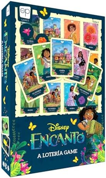 Usaopoly Loteria: Disney Encanto Traditional Loteria Mexicana Game Of Chance Bingo Style Game Inspired By Spanish Words & Mexican Culture