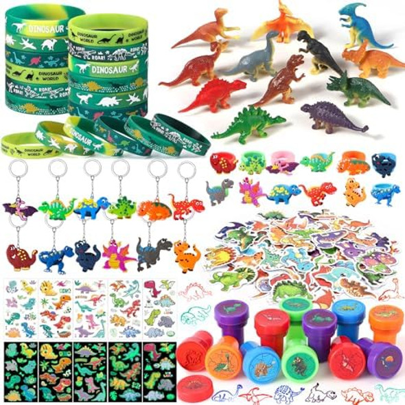 Winrayk Dinosaur Party Favors Dino Birthday Supplies Kids Goodie Bags Stuffers Boys , Dinosaur Toy Figure Glow In The Dark Tattoo Sticker Silicone Wristband Stamper Keychain Ring Dino Party Favors Winrayk Dinosaur Party Favors Dino Birthday Supplies Kids Goodie Bags Stuffers Boys , Dinosaur Toy Figure Glow In The Dark Tattoo Sticker Silicone Wristband Stamper Keychain Ring Dino Party Favors
