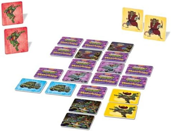 Wonder Forge Teenage Mutant Ninja Turtles Matching Game-Fun & Quick Memory Game For Kids Engaging Toy For Ages 3-5 Years Ideal For Solo Or Family Play