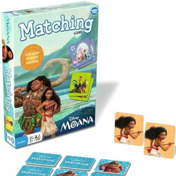 Wonder Forge Disney Moana Matching Game - Fun And Educational Memory Game For Boys And Girls Ages 3-5 - Featuring Moana And Maui - Toddler Learning Activity Wonder Forge Disney Moana Matching Game - Fun And Educational Memory Game For Boys And Girls Ages 3-5 - Featuring Moana And Maui - Toddler Learning Activity