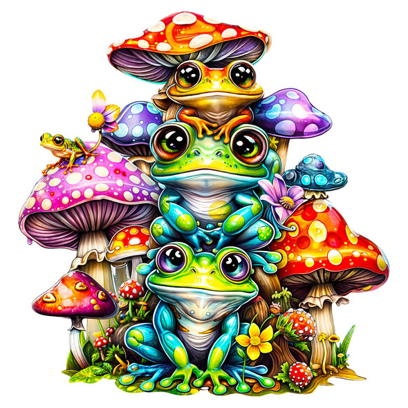Woodbests Wooden Puzzle For Adults, Frog Family Puzzle (M, 190Pcs, 11.4"X10.9") Beautiful Wooden Box, Wooden Jigsaw Puzzles Unique Shape, Birthday s For Adults And Kids Family Game Woodbests Wooden Puzzle For Adults, Frog Family Puzzle (M, 190Pcs, 11.4"X10.9") Beautiful Wooden Box, Wooden Jigsaw Puzzles Unique Shape, Birthday s For Adults And Kids Family Game