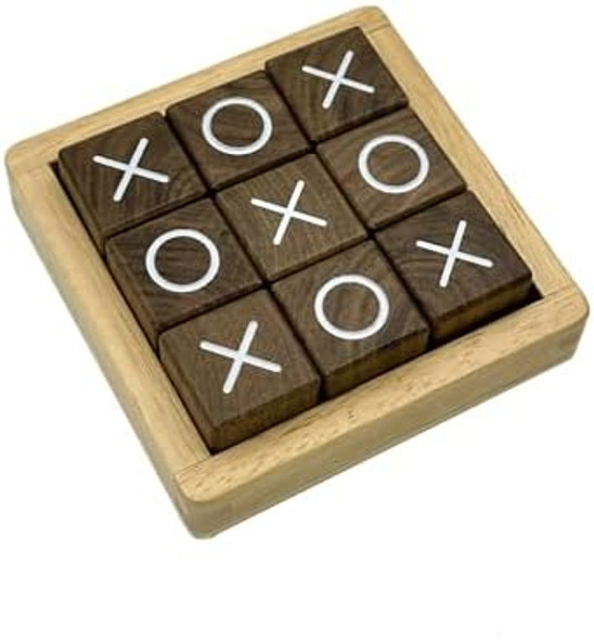 Wowme Tic Tac Toe Board Game Noughts Crosses Games Coffee Table Decor For All Ages Size 4 By 4 Inch Wowme Tic Tac Toe Board Game Noughts Crosses Games Coffee Table Decor For All Ages Size 4 By 4 Inch