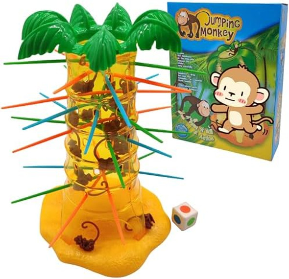 Ybgocot Kids Monkey Game,Don'T Let The Monkeys Fall,Family Board Game For 2-4 Players